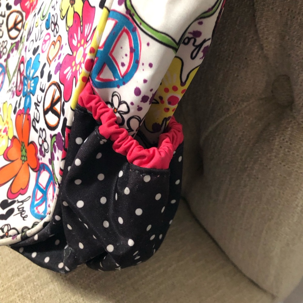 Pink and colorful Justice Tote and or diaper bag! - Picture 4 of 9